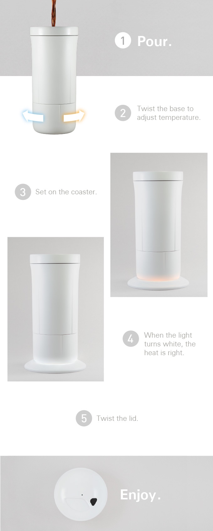 The Jül: Heated Smart Mug For Coffee & Tea 6
