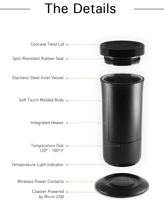 The Jül: Heated Smart Mug For Coffee & Tea 7