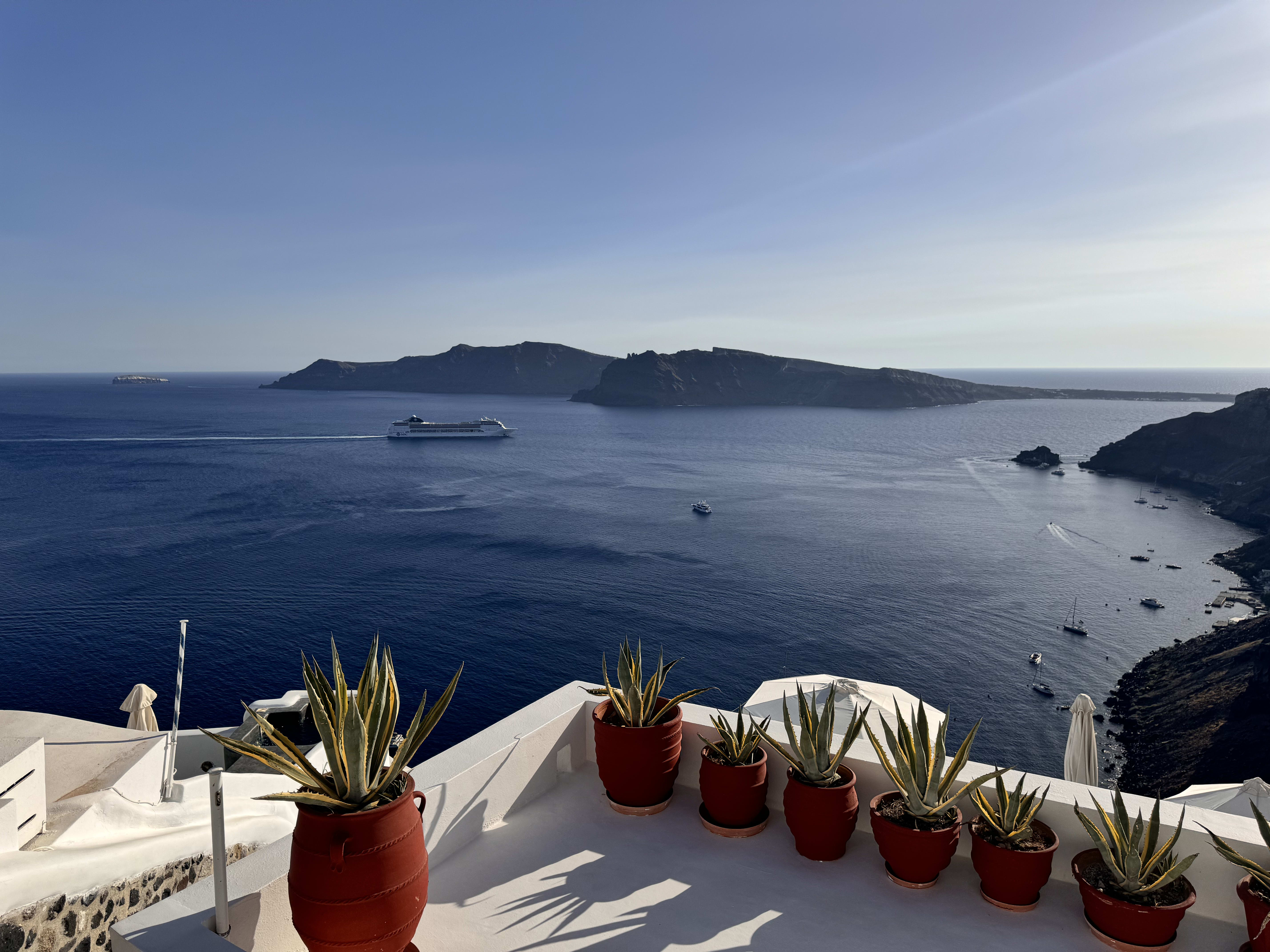 Views from the walk to Oia