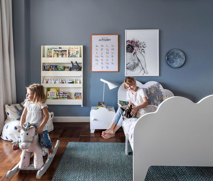 Tidy Books White Bookcase for Kids