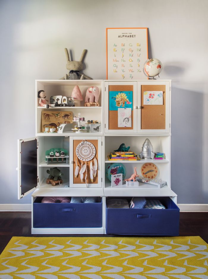 White Noah Cabinet for Kids