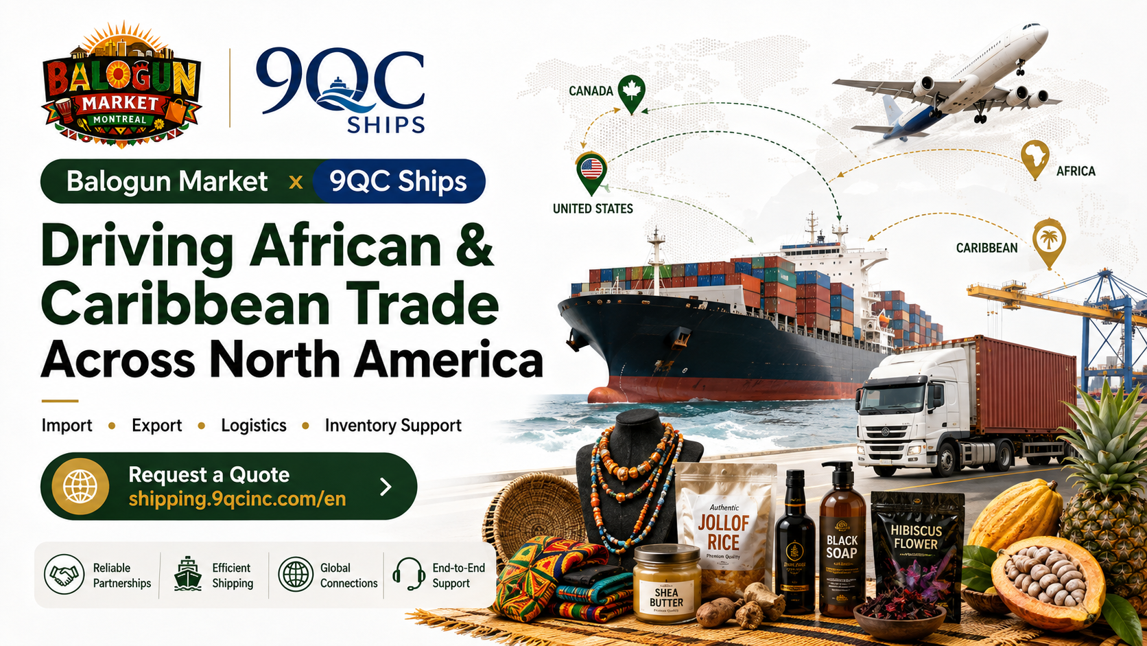Balogun Market Partners with Global Logistics Network to Support African & Caribbean Trade