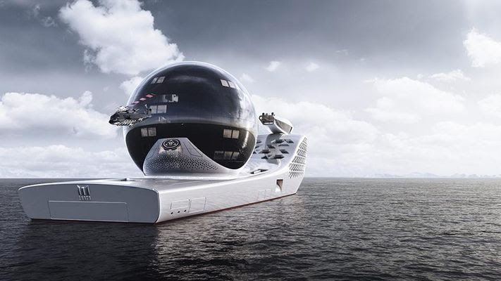 Nuclear Powered Superyacht Called Earth 300
