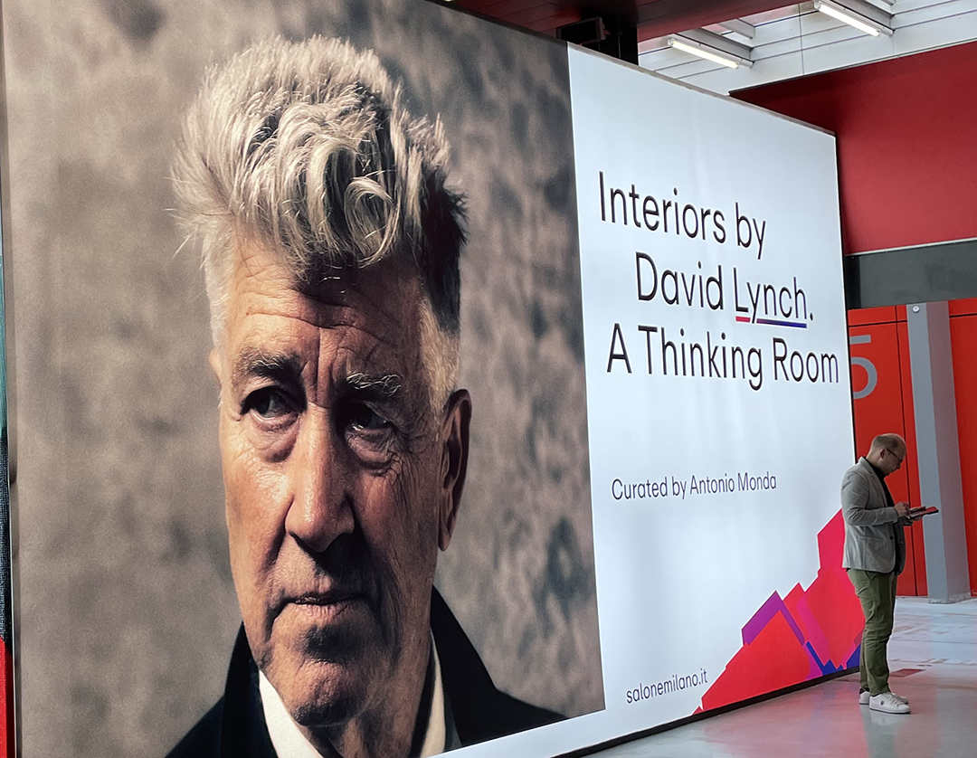 Interiors by David Lynch. A Thinking Room – An Installation at Salone del Mobile.Milano 2024