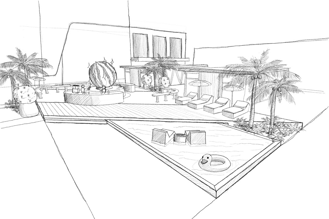 Domisilium Studio x Singres “Tropical Mirage”