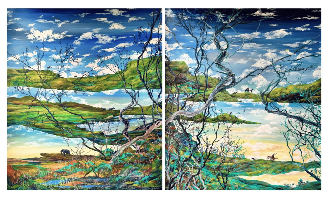 Prabu Perdana Presents "Lanskap Di Antara Dua Latar" for His 2025 Solo Exhibition