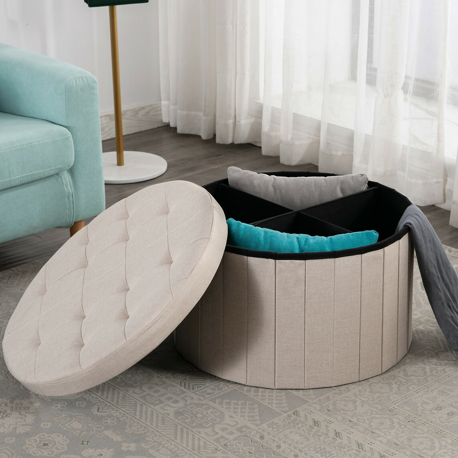 Ottoman storage | Source: ebay.com