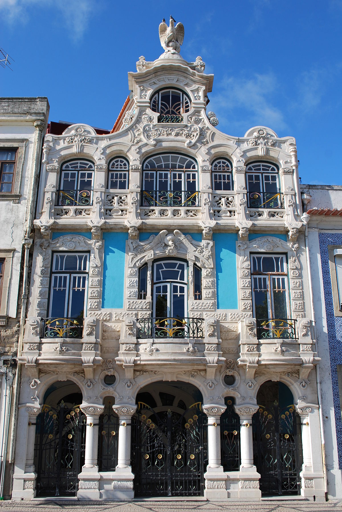 Façade of Major Pessoa residence (1907-1909) | Source: wikidata.org 
