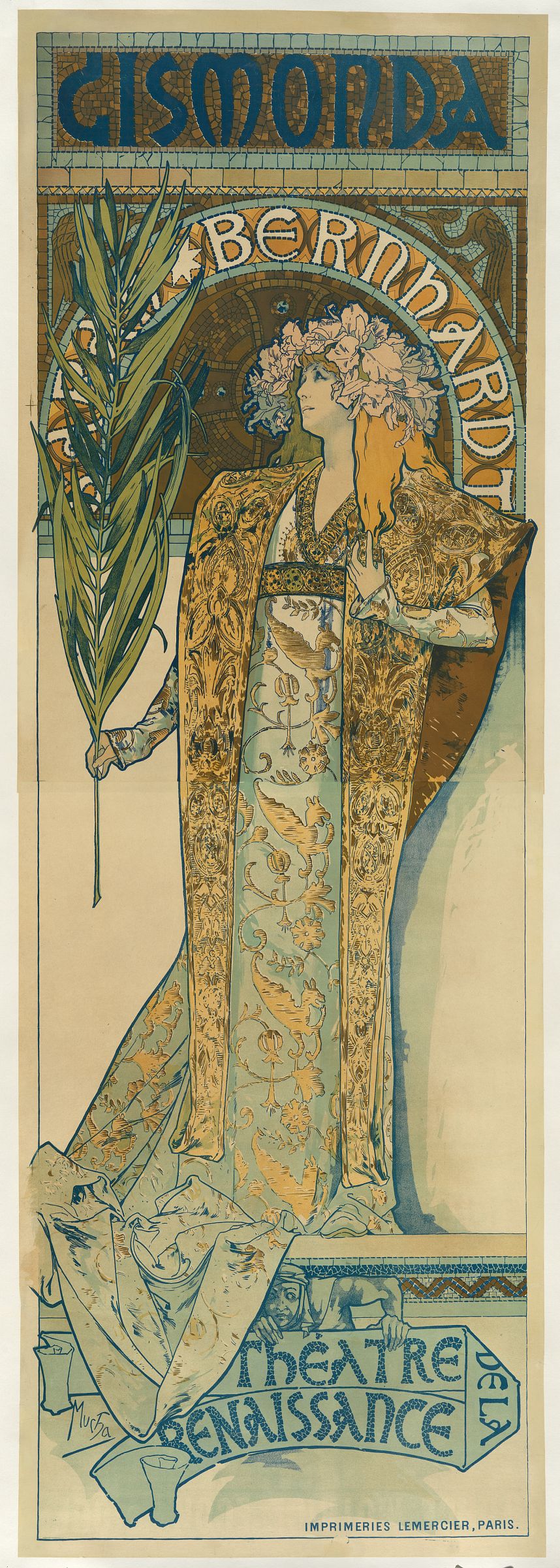 Alphonse Mucha's "Gismonda" (1894) | Source: nga.gov.au 