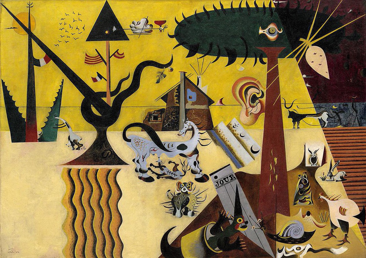 The Tilled Field (1923-4) by Joan Miró | Source: guggenheim.org