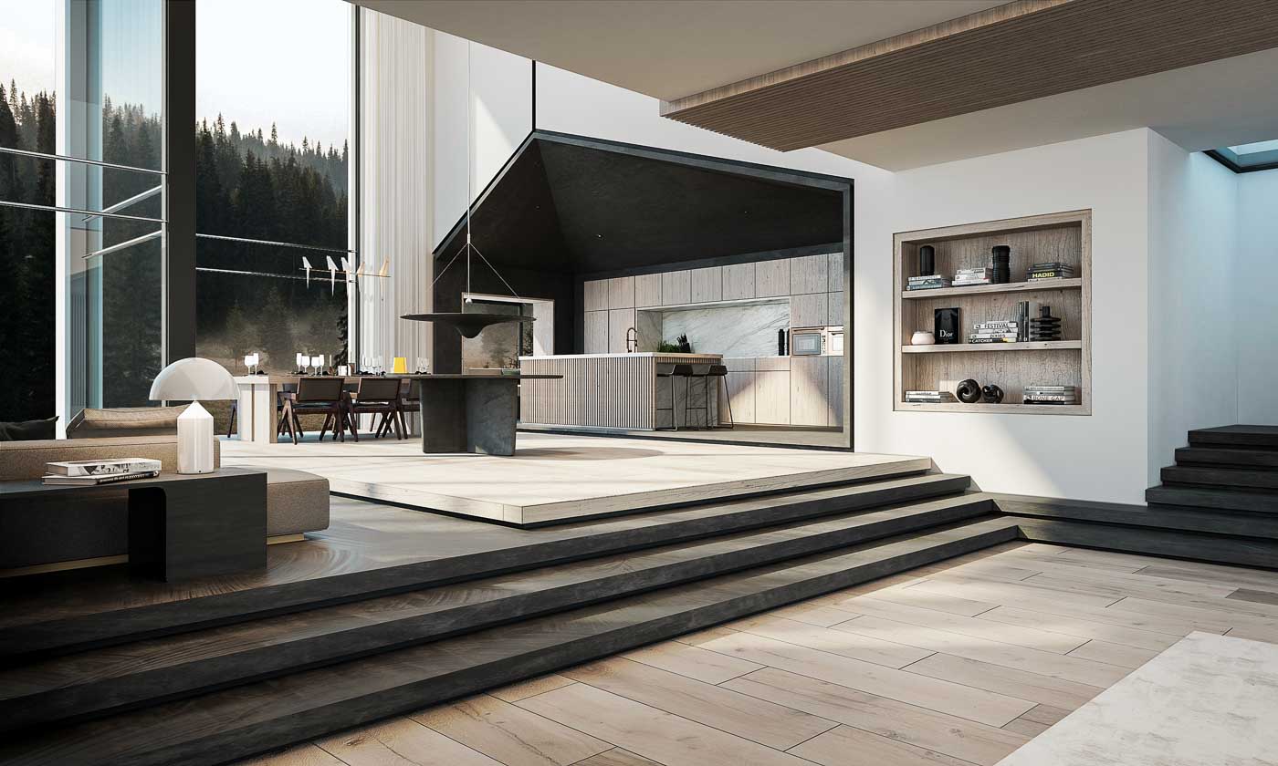 Minimalist interior | Source: ulaburgiel.com