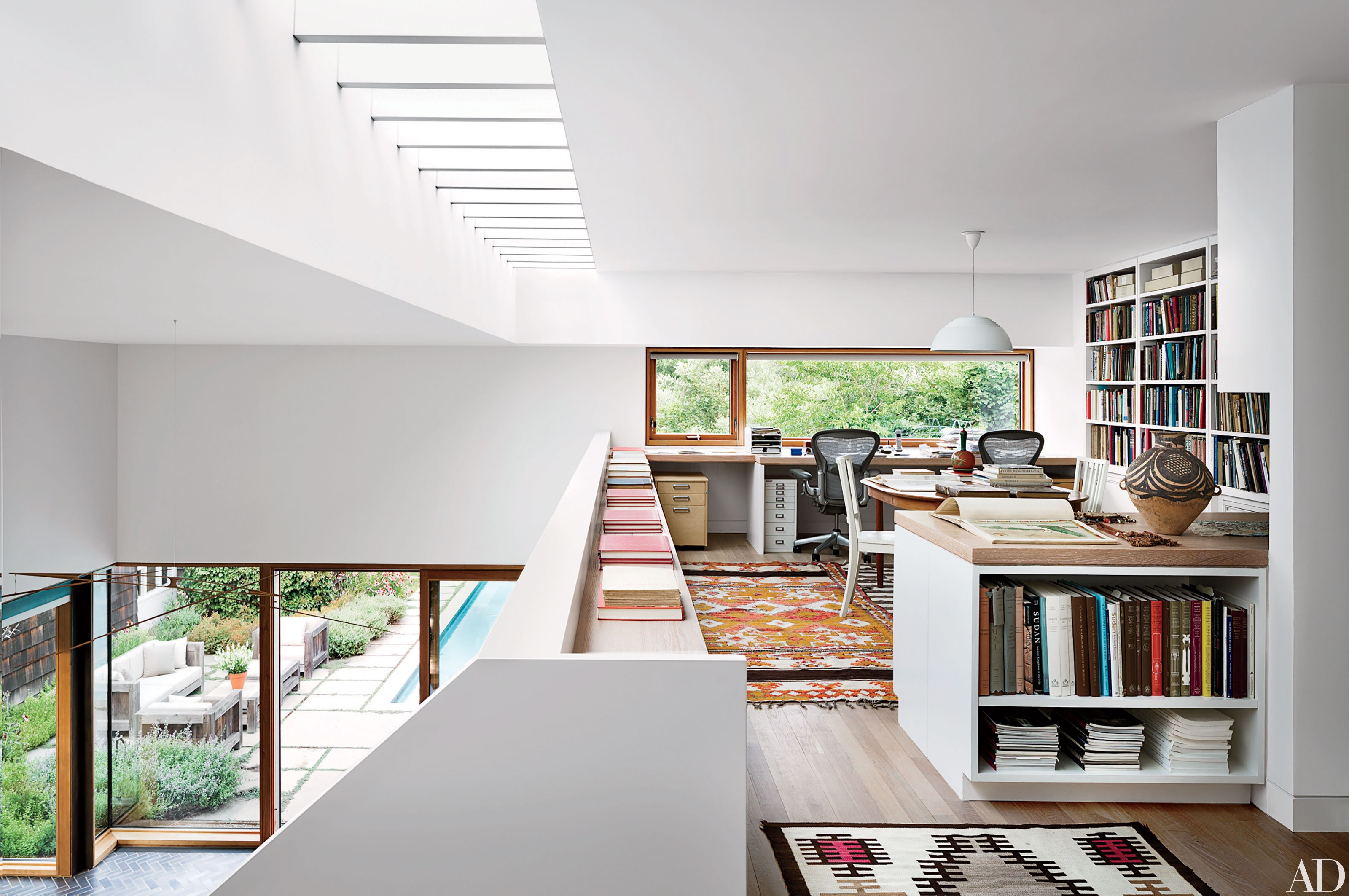 Mezzanine office | Source: architecturaldigest.com