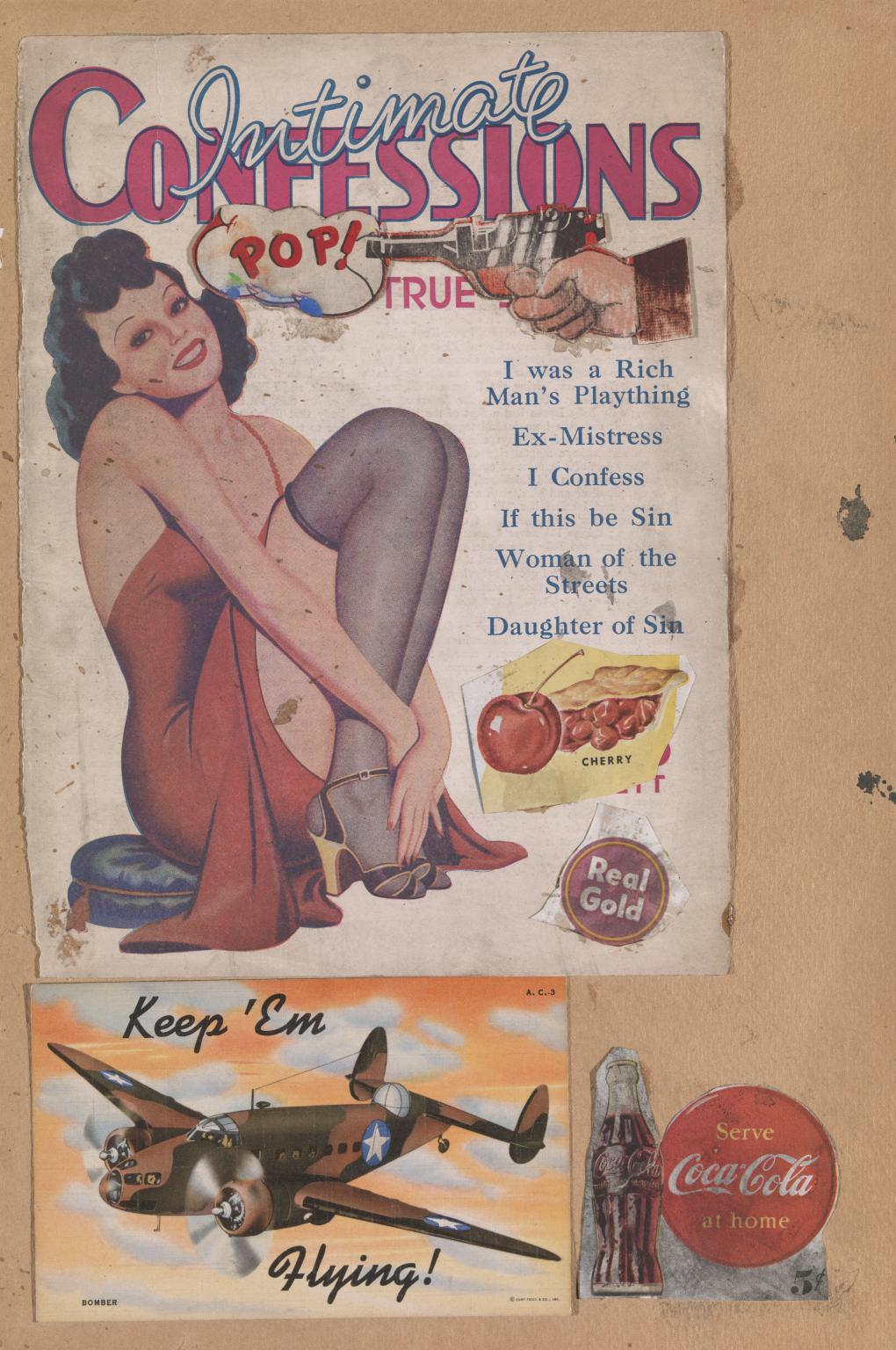 Paolozzi's I was a Rich Man’s Plaything (1947) | Source: tate.org.uk