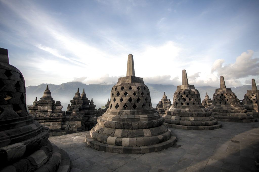 Borobudur stupas | Source: relationalbuddhism.org
