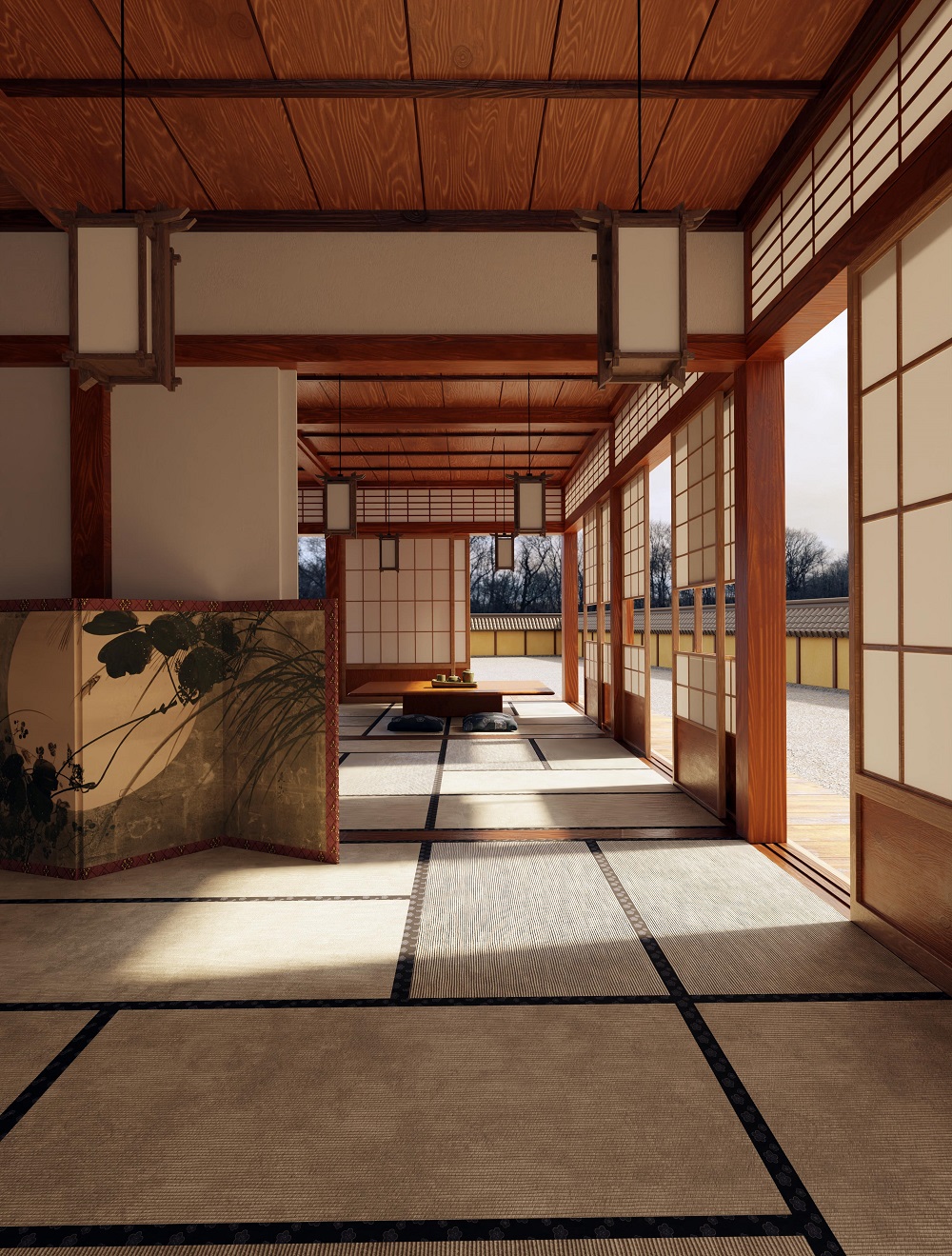Japanese Zen interior | Source: blenderartists.org