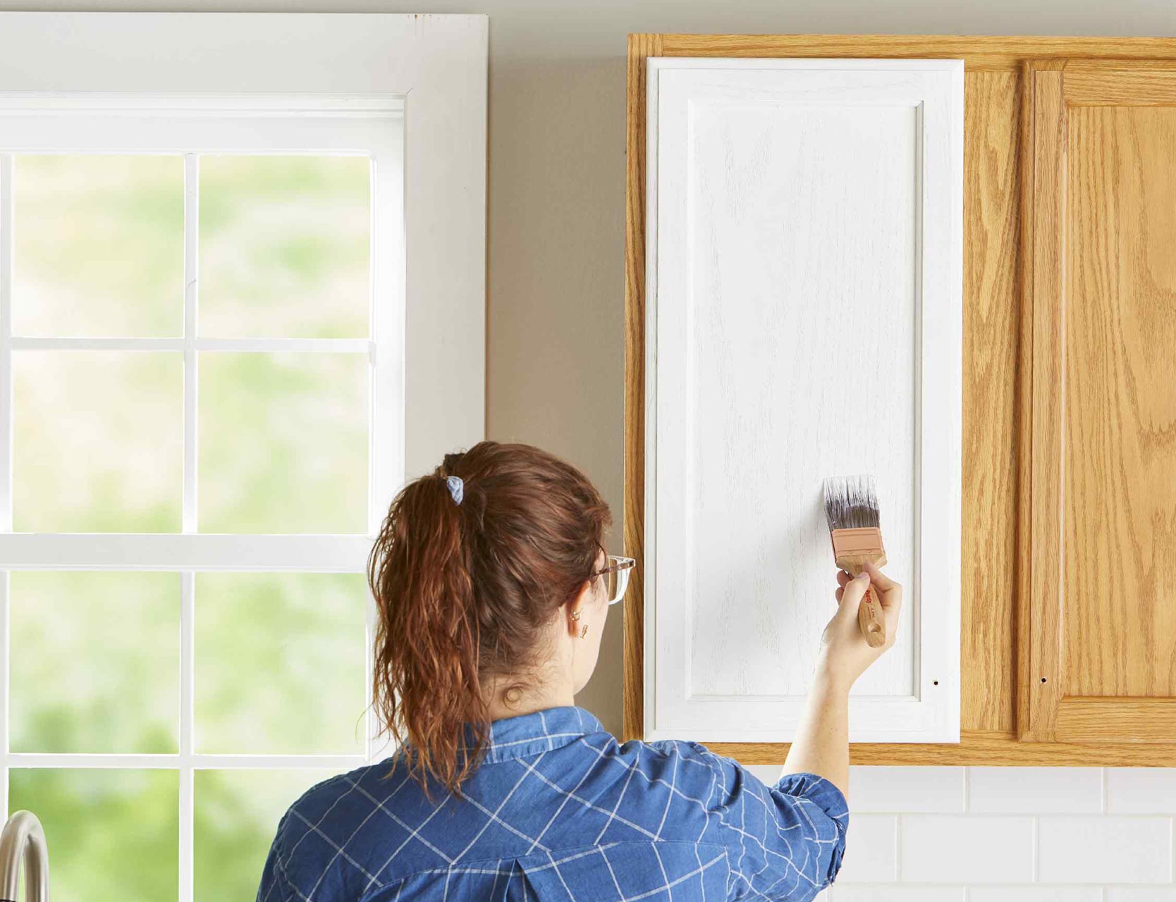 Paint your cabinet doors | Source: bhg.com