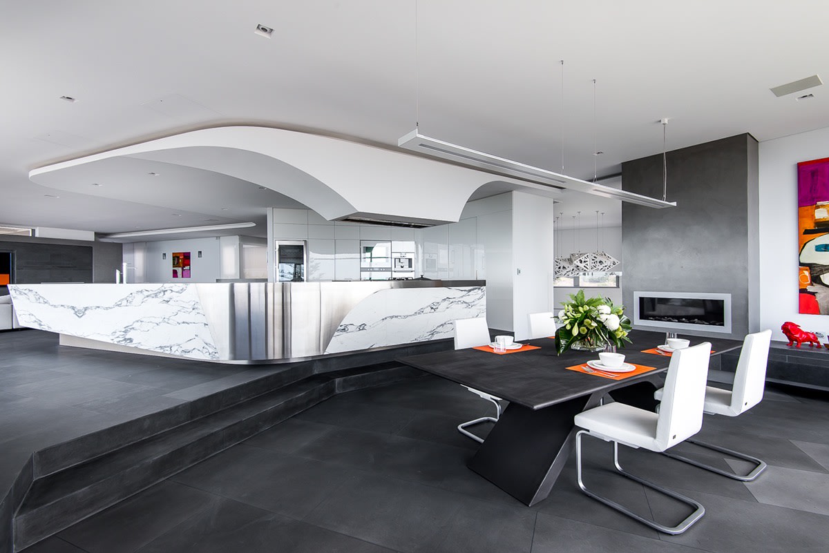 Futuristic kitchen | Source: home-designing.com