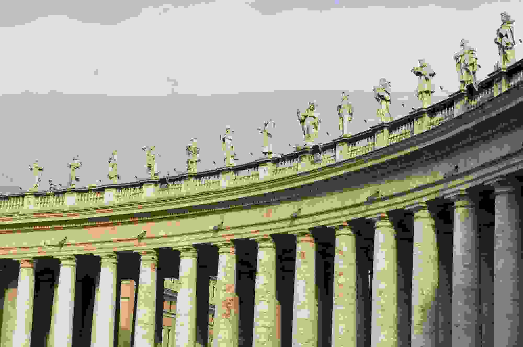 St. Peter's Square colonnades by Bernini | Source: lonelyplanet.com