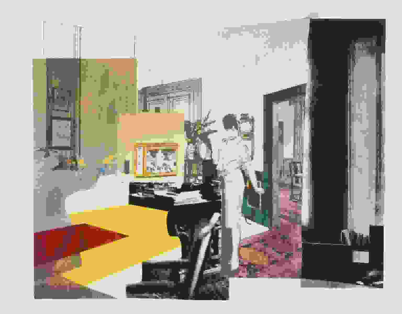 "Interior" by Richard Hamilton (1964-5) | Source: tate.org.uk