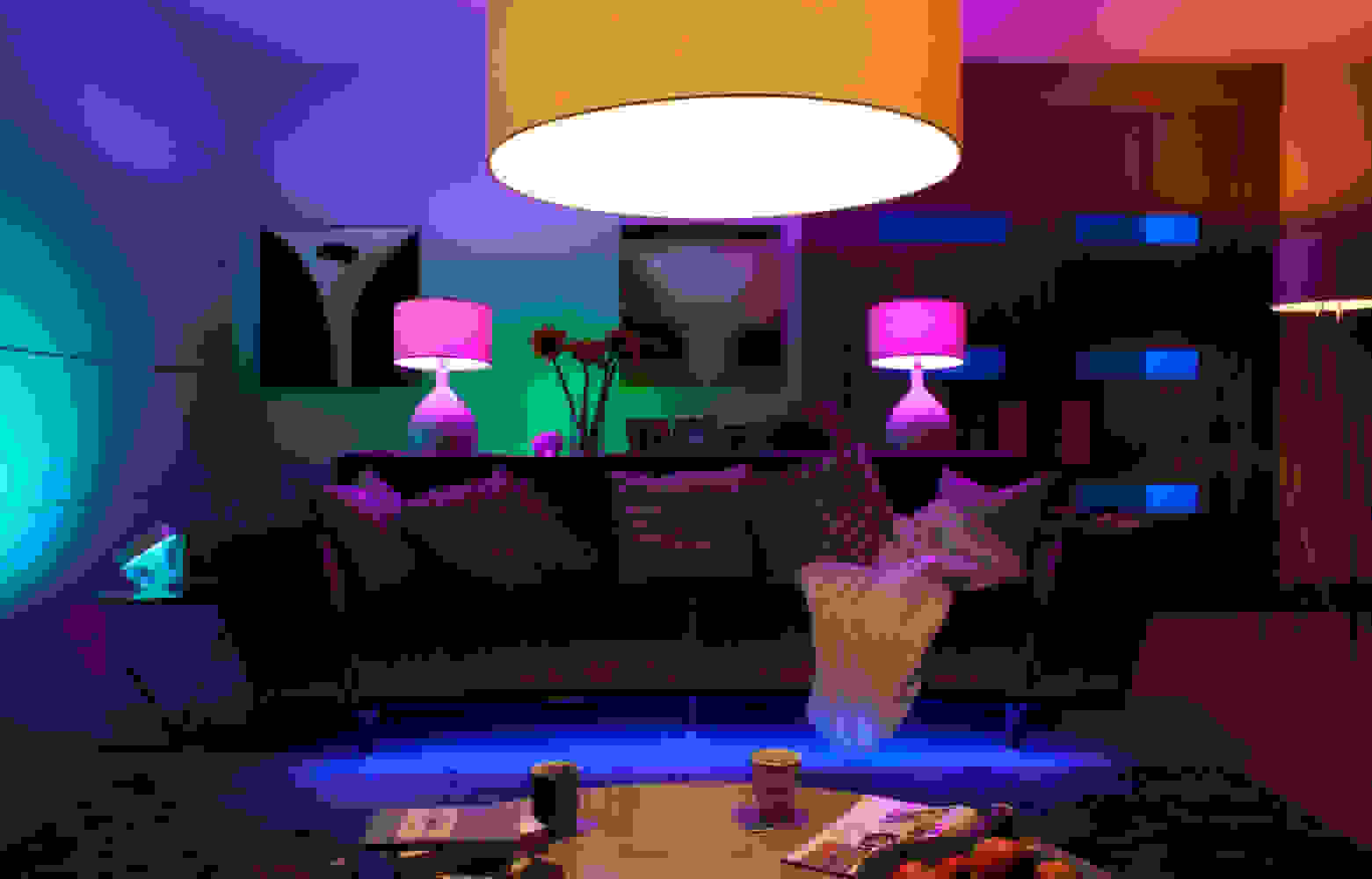Coloured mood lighting | Source: litecraft.co.uk
