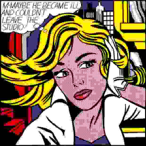 Roy Liechtenstein's M-Maybe (A Girl's Picture) (1965) | Source: dailyartmagazine.com