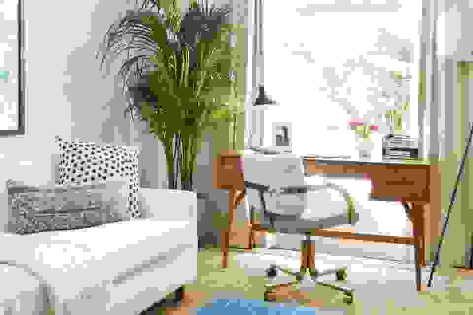 Living room office by the window | Source: thespruce.com