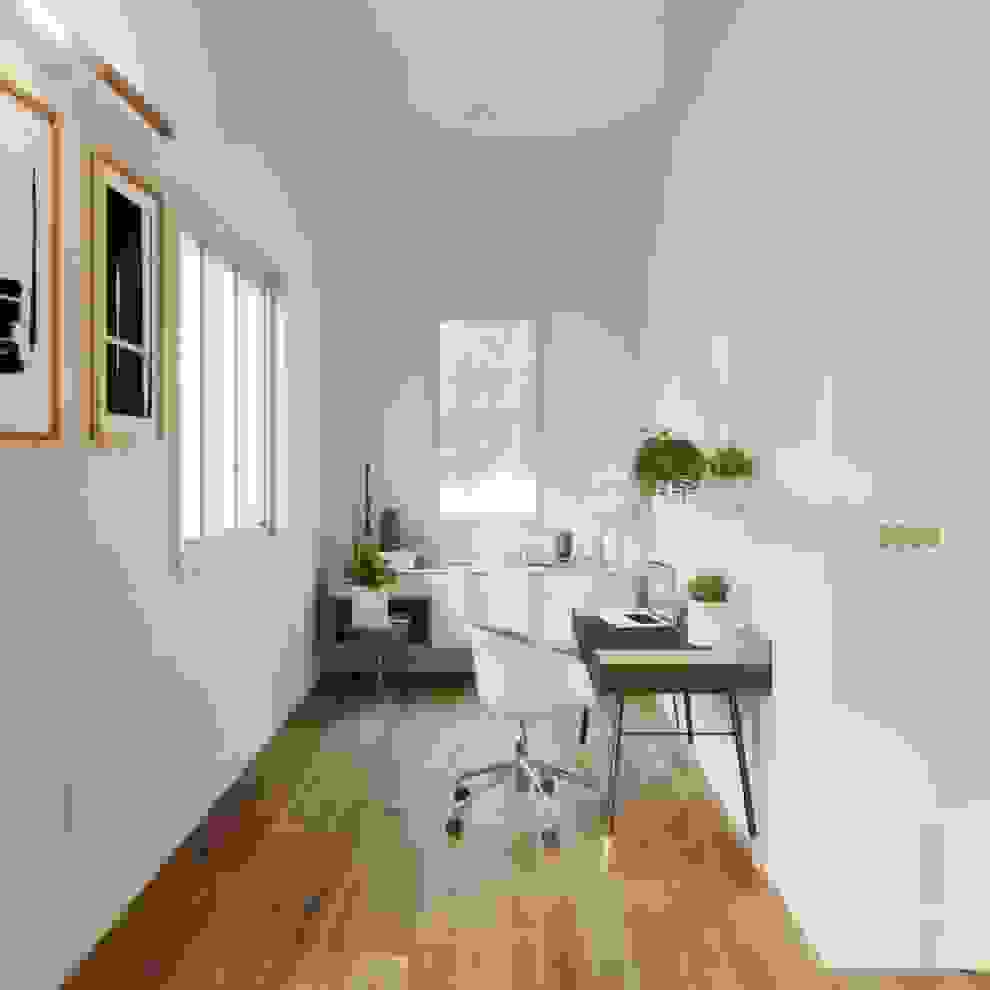 Scandinavian home office | Source: homesthetics.net