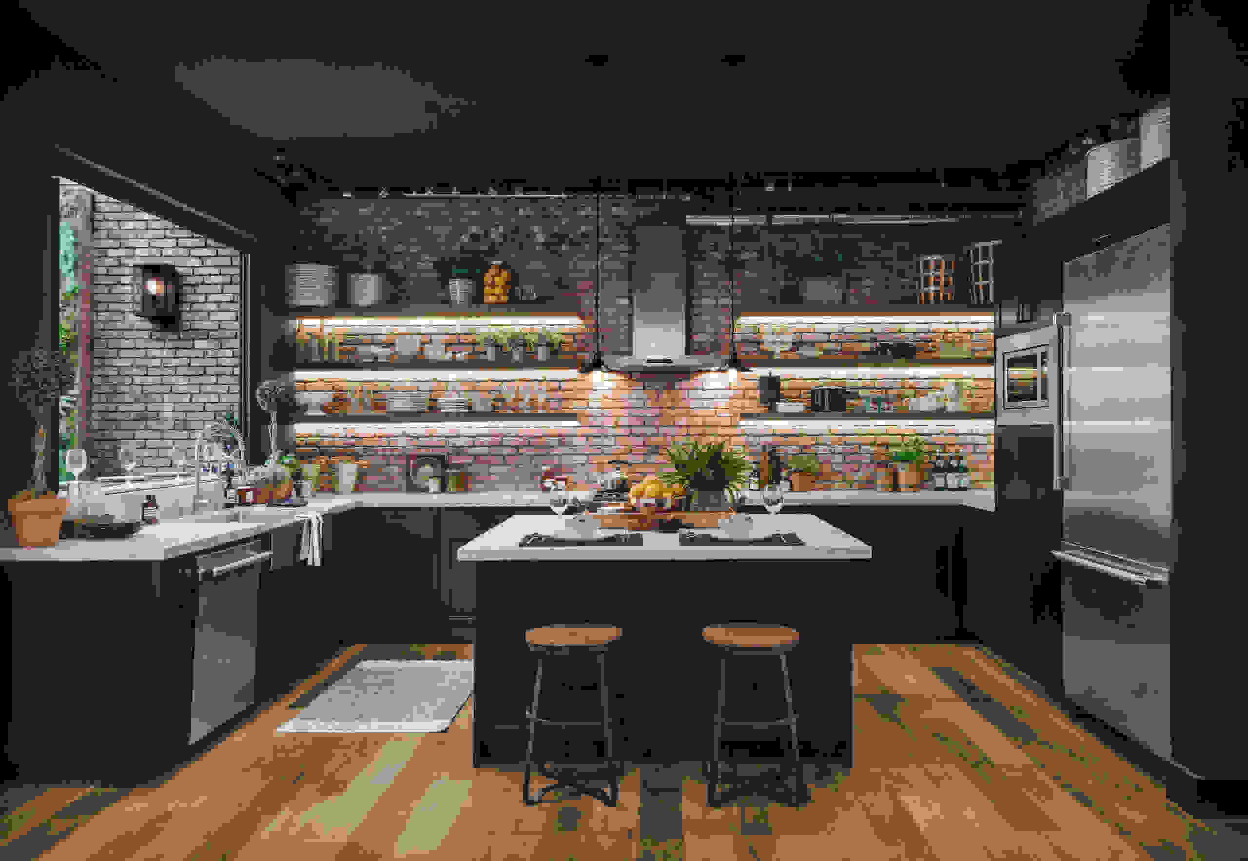 Industrial style kitchen | Source: goinside.com
