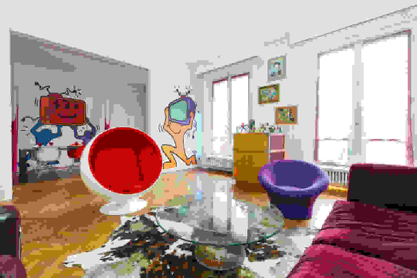 Pop art interior | Source: smalldesignideas.com