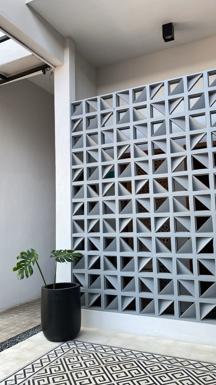 use minimalist brizze block you get good ventilation your house or aritecture look aesthetic on fence