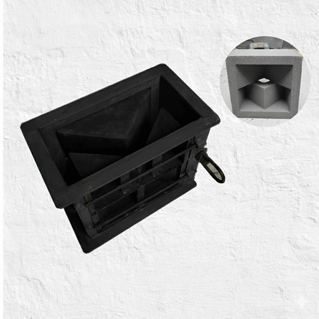 Cetakan roster mimialis brizze block Double-Sided Mold