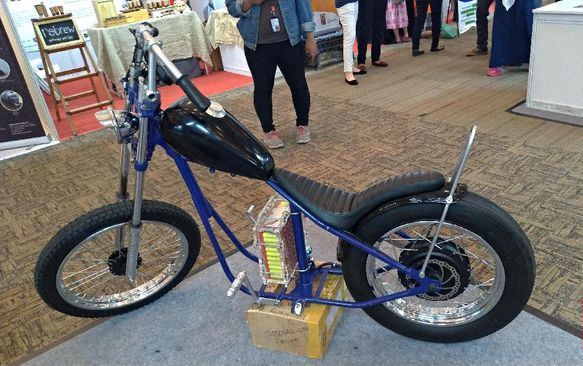 Chopper Listrik Terinspirasi Motor Jokowi Chopper Listrik Terinspirasi Motor Jokowi