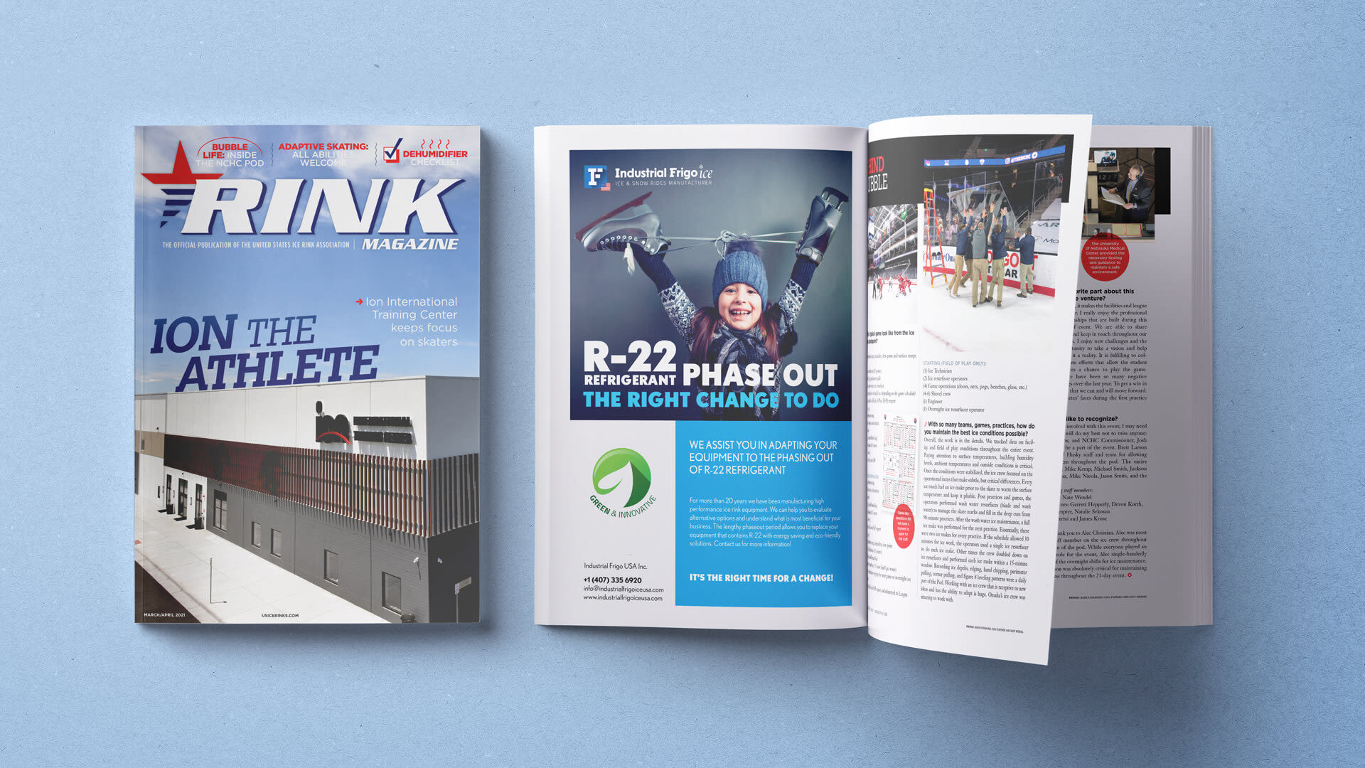 Industrial Frigo Ice on Rink Magazine  | Industrial Frigo Ice | Ice & Snow Rides Manufacturer