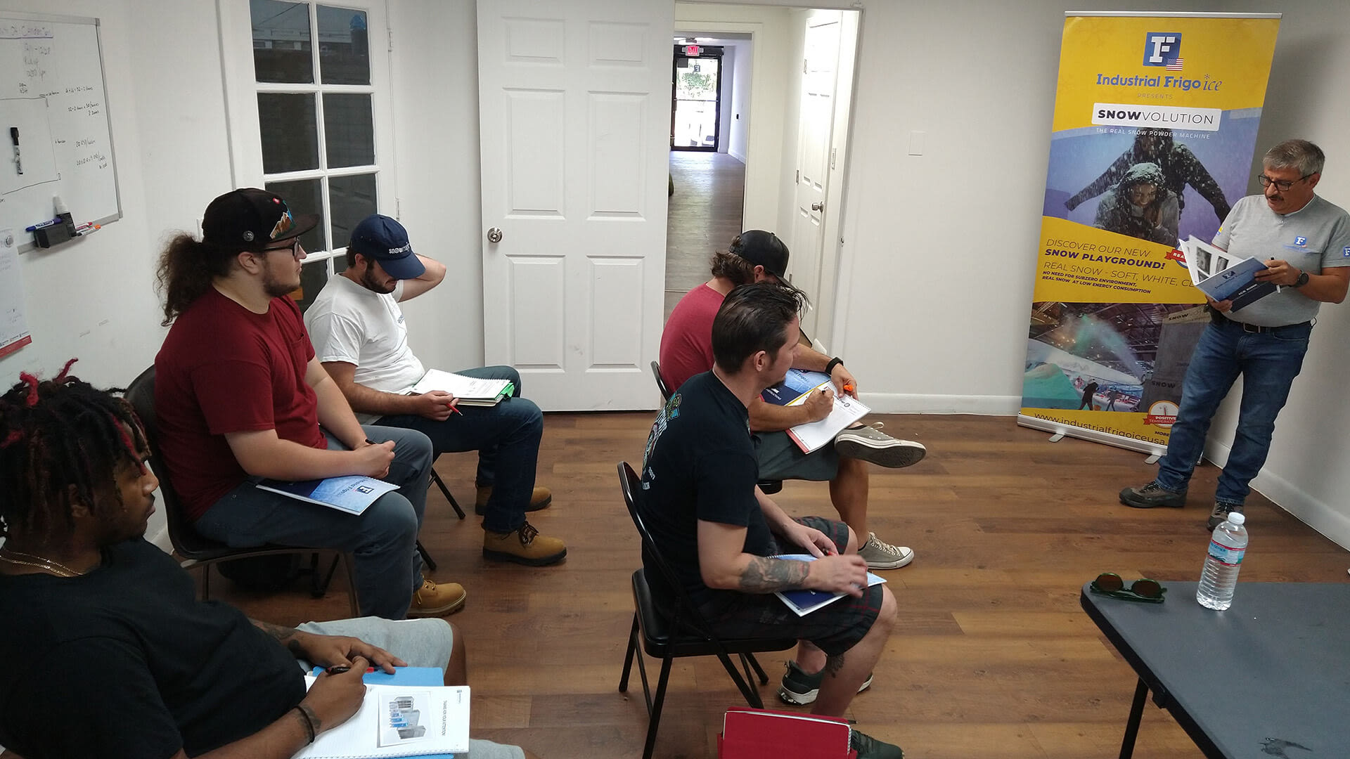 Industrial Frigo Ice Tech Week Expo: an intense week of training | Industrial Frigo Ice | Ice & Snow Rides Manufacturer