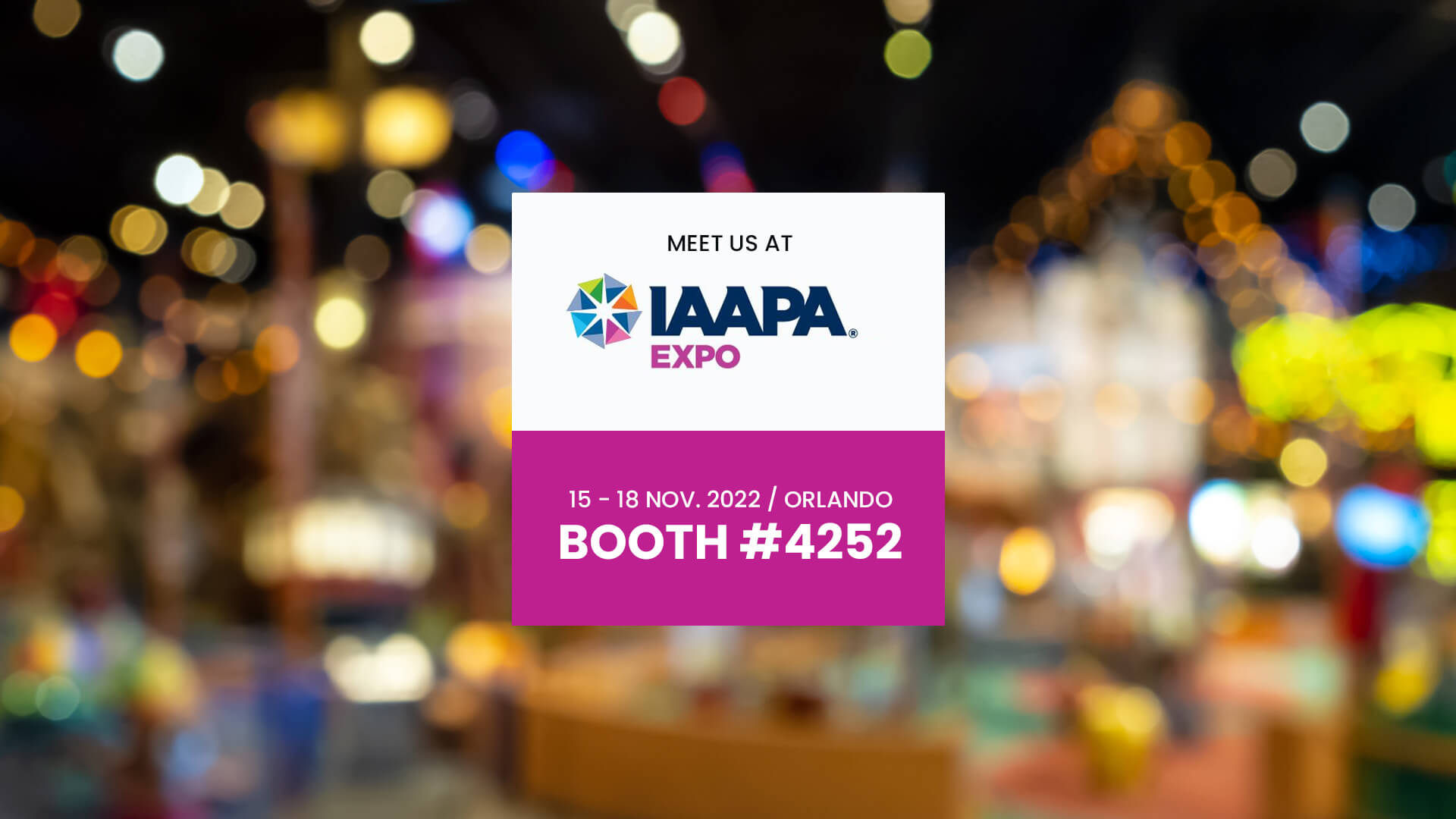 Industrial Frigo Ice at IAAPA Expo in Orlando | Industrial Frigo Ice | Ice & Snow Rides Manufacturer