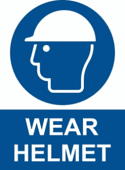 Wear helmet 15 x 20 cm PET-XL
