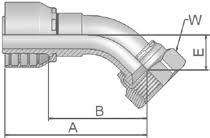DKJ-JIC Swivel Female Elbow 48-serie