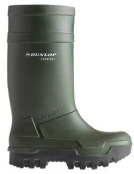 Vernestøvel Dunlop Thermo+ Purofort grønn S5