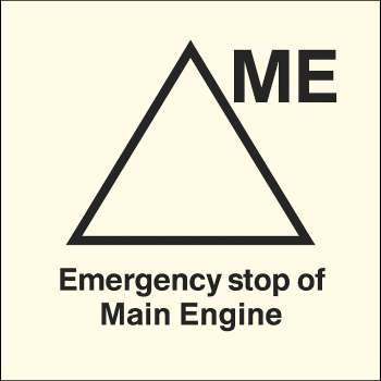 Emergency Stop Main Engine