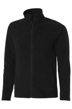 FLEECEJAKKE DAME SVART