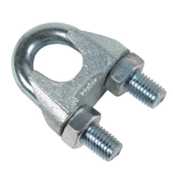 STÅLTAUKLEMME U-BOLT GALV