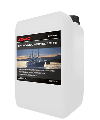 ZEWO SKUMVASK PROTECT ZH-5 Alkalisk skumrengjøring for myke metall
