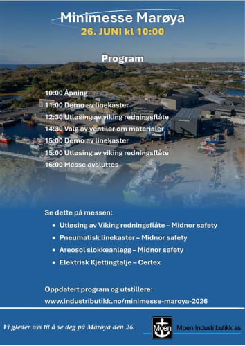 Minimesse på Marøya 26.