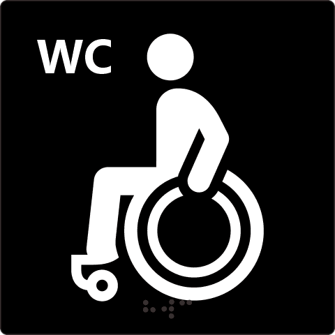 HC toalett 15 x 15 cm