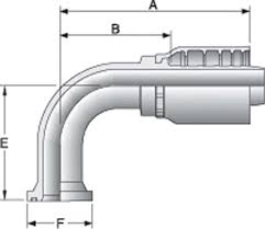 SFL-SAE3000 90° Elbow and staight