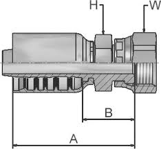 ORFS-Female Swivel Straigth 77-serie