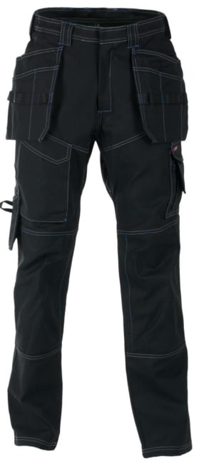 HÅNDVERKSBUKSE BS GRUA Flammehemmende svart str C46