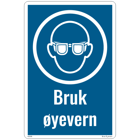 Bruk øyevern, PET-plast