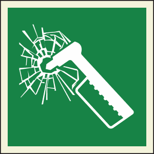 Emergency hammer 10 x 10 cm PET-XL