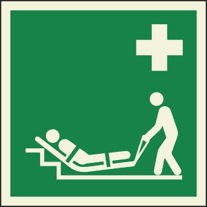 Evacuation mattress, PET-XL